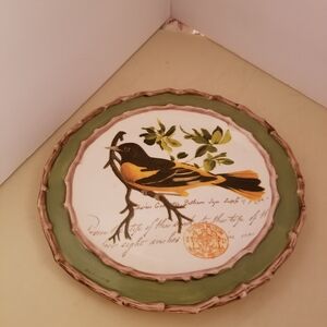 Mud Pie Nesting Bird Plate